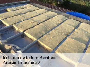 Isolation de toiture  bevillers-59217 Artisan Lemoine 59