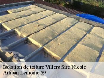 Isolation de toiture villers-sire-nicole-59600 Artisan Lemoine 59