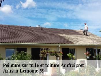 Peinture sur tuile et toiture  amfroipret-59144 Artisan Lemoine 59