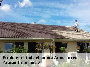 Peinture sur tuile et toiture  armentieres-59280 Artisan Lemoine 59