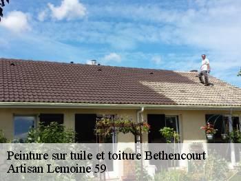 Peinture sur tuile et toiture bethencourt-59540 Artisan Lemoine 59