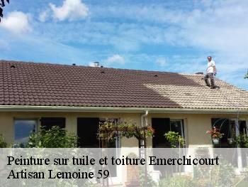 Peinture sur tuile et toiture  emerchicourt-59580 Artisan Lemoine 59