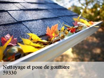 Nettoyage et pose de gouttière 59330